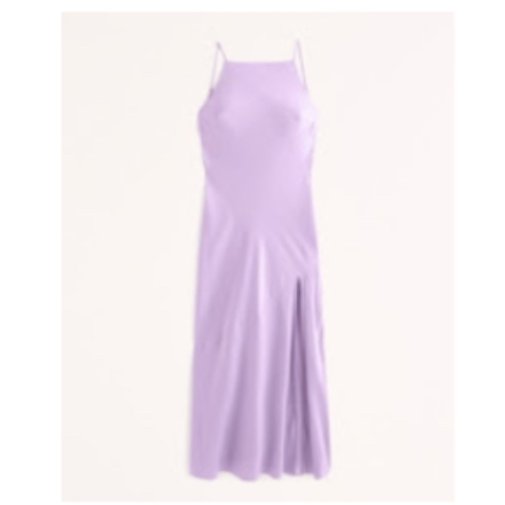 Worn Once Abercrombie & Fitch Satin Low Back Maxi Dress